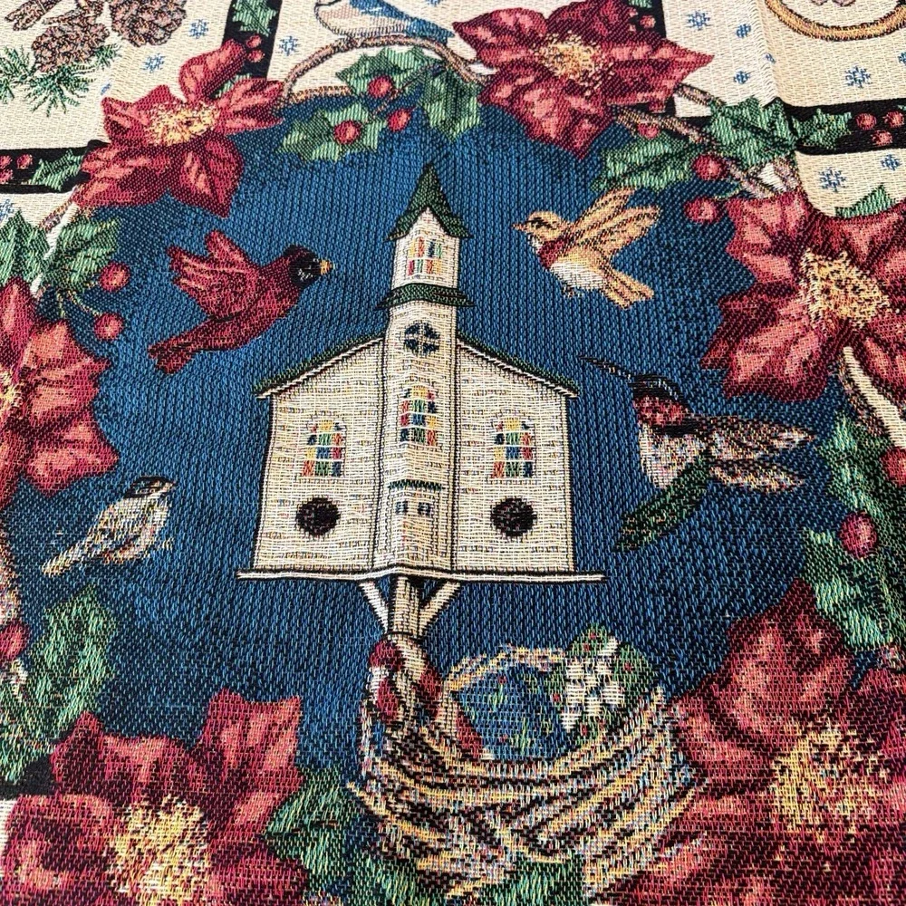 Jubilee Tapestry Woven Throw Blanket 